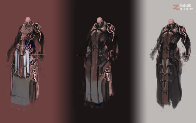次世代黑暗BOSScg原画服装设定