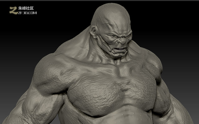 次世代BOSSZbrush制作身体