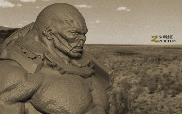 次世代装备及身体Zbrush雕刻