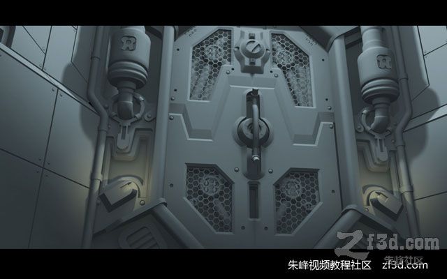 星际2片头铁门制作1
