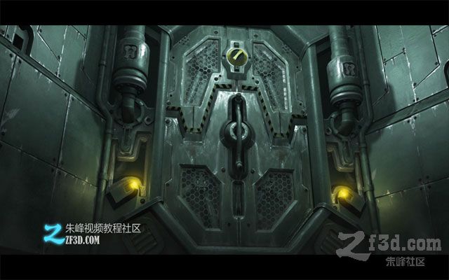 星际2片头铁门制作2