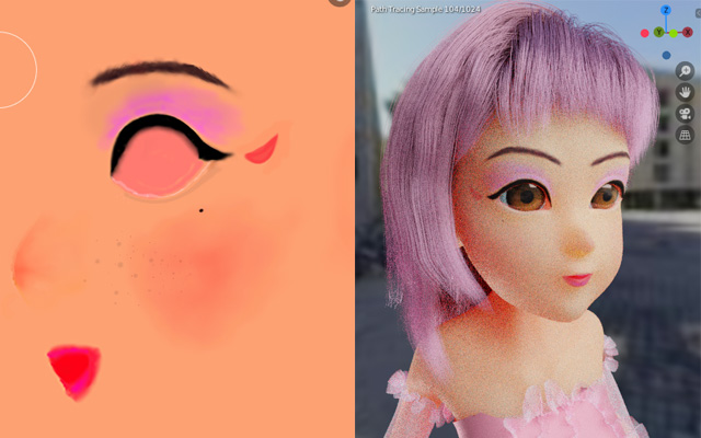 blender小女孩材质绘制教程