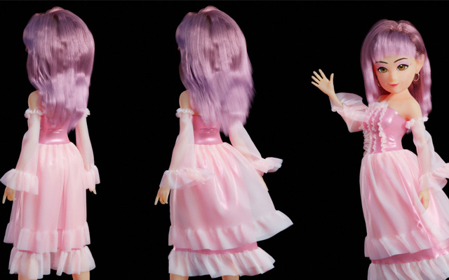 blender小女孩渲染输出和nuke合成