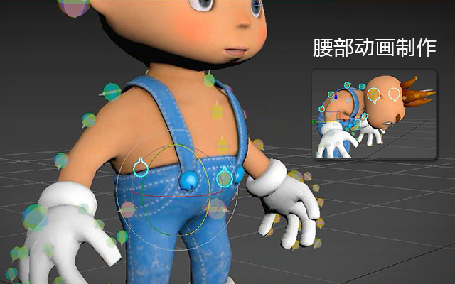 腰部动画制作