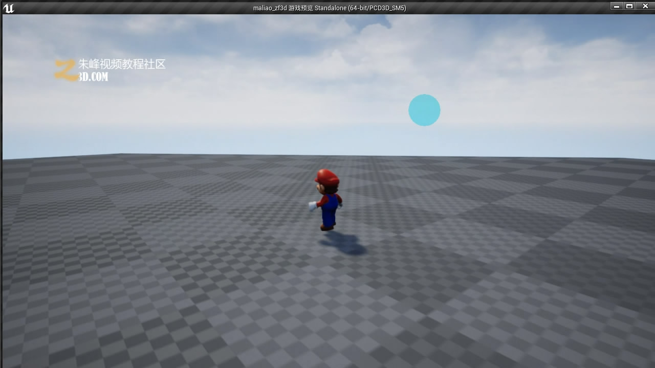 ue4虚幻4蓝图制作马里奥攻击和飞跑判断