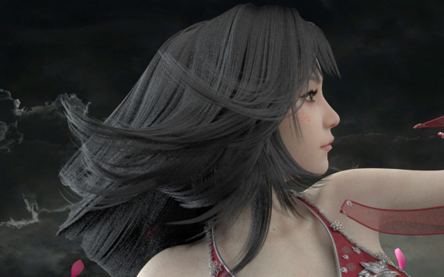 maya xgen制作女神刘海头发