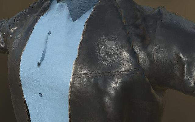 zbrush绘制衣服细节