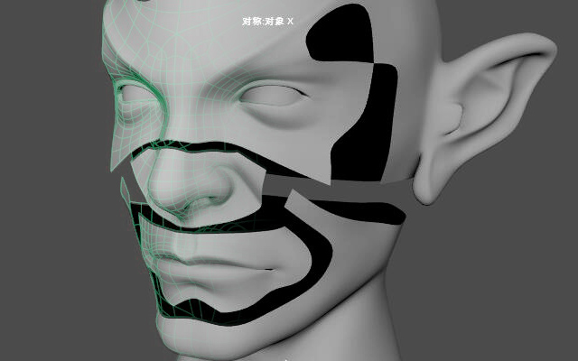 maya2018人头建模之连接各部分结构