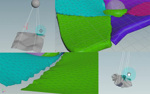 houdini17新功能教程-布料破碎和吊线布料