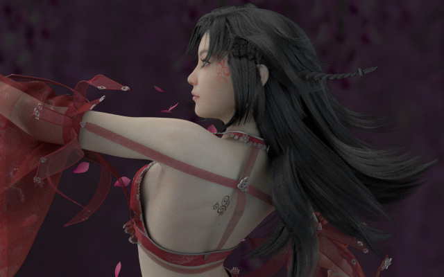 maya xgen为女神头发分组梳理