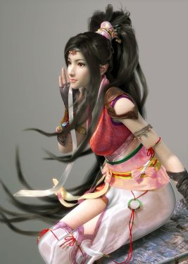 马尾辫古装小美女