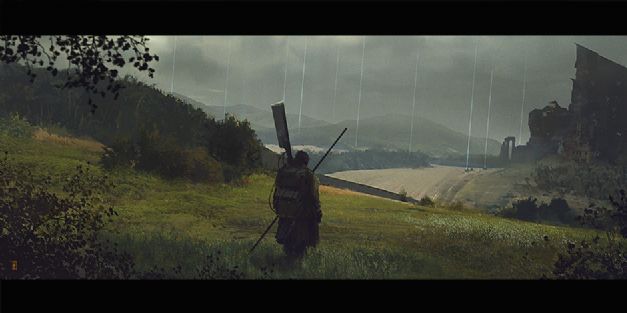 落寞雨夜