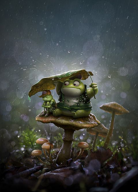 下雨