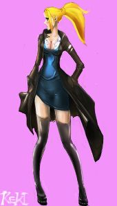 手绘插画美女
