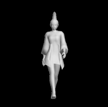 女走