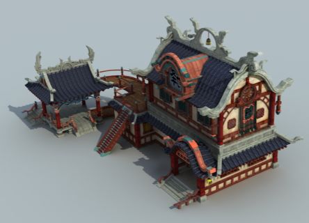 2.5D场景效果图