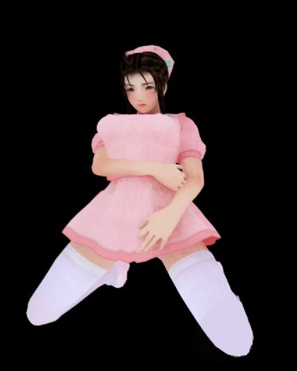 小护士，衣服是独立的， 3D模型