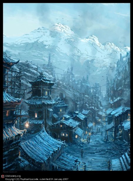 蒸汽朋克中国冬季