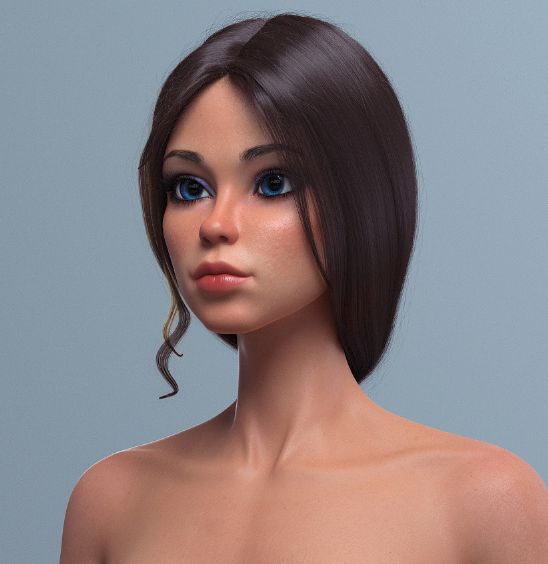 zbrush女孩的练习