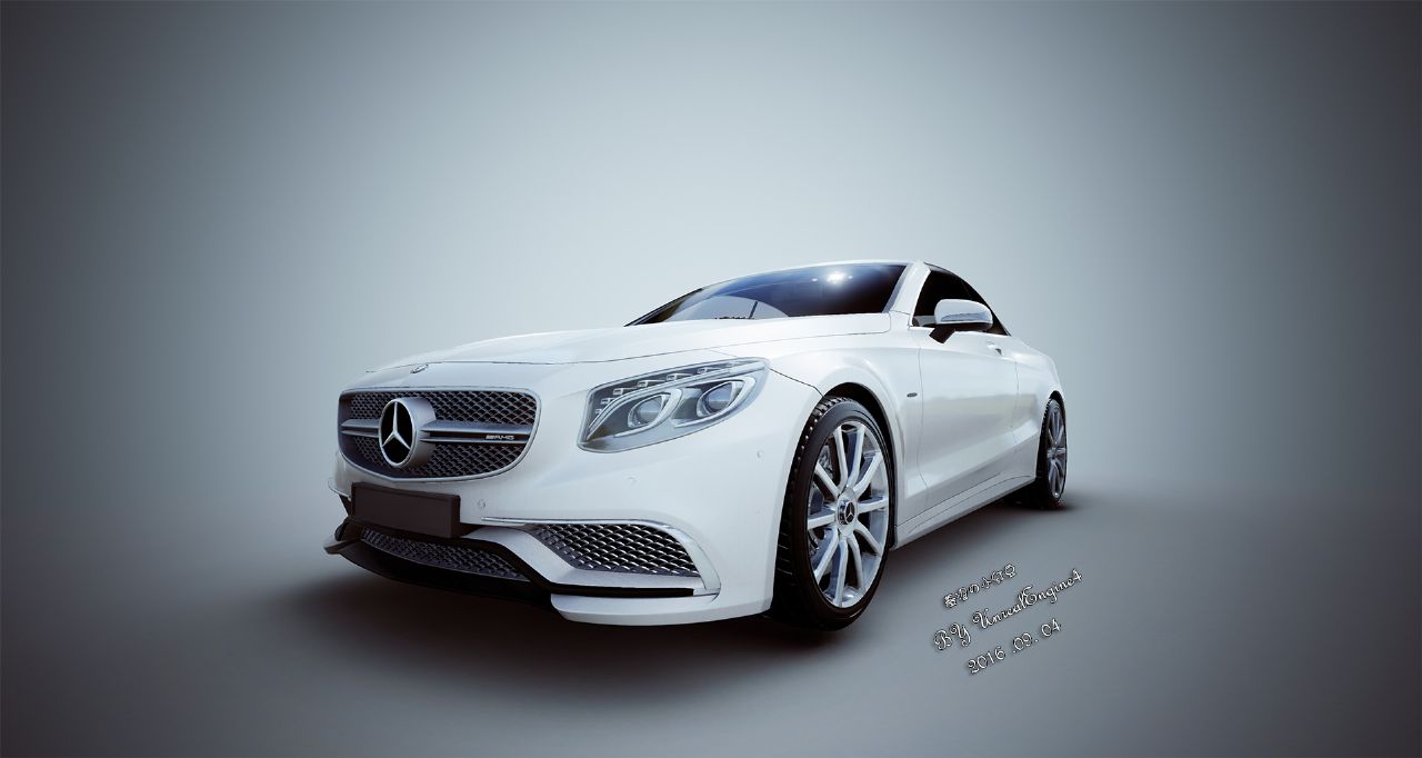 ue4与工业设计Mercedes-Benz S63 AMG Cabriolet 2017