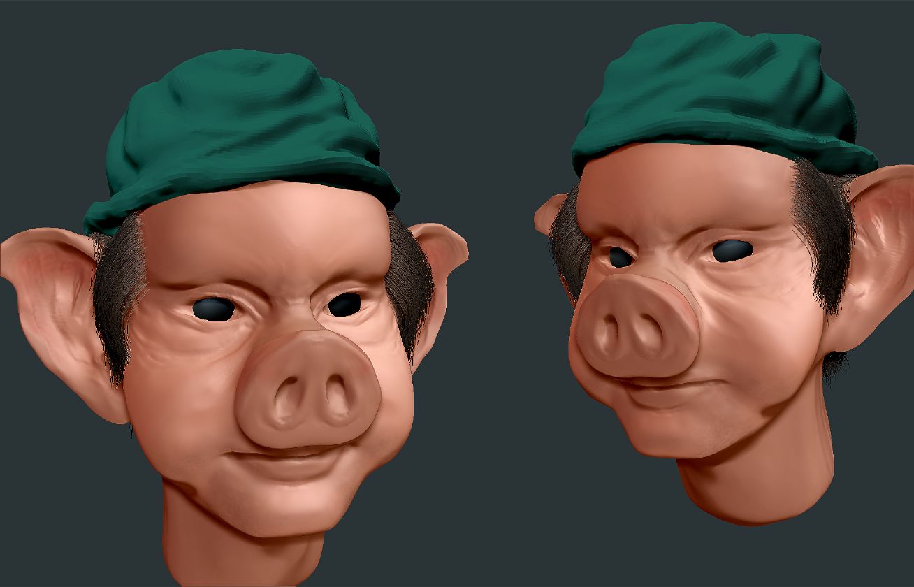 Zbrush雕刻练习2