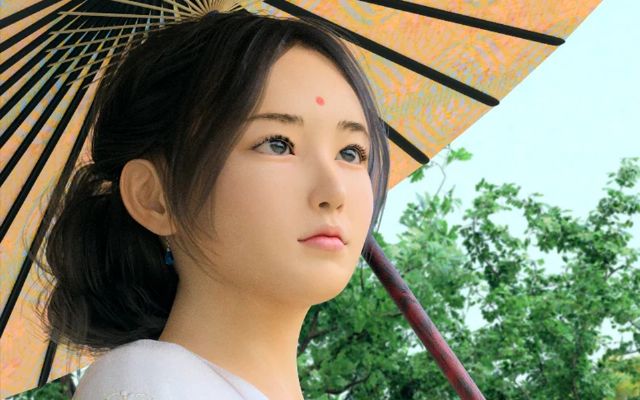 DAZ亚洲古典美女3D模型