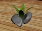 3ds max 生石草模型