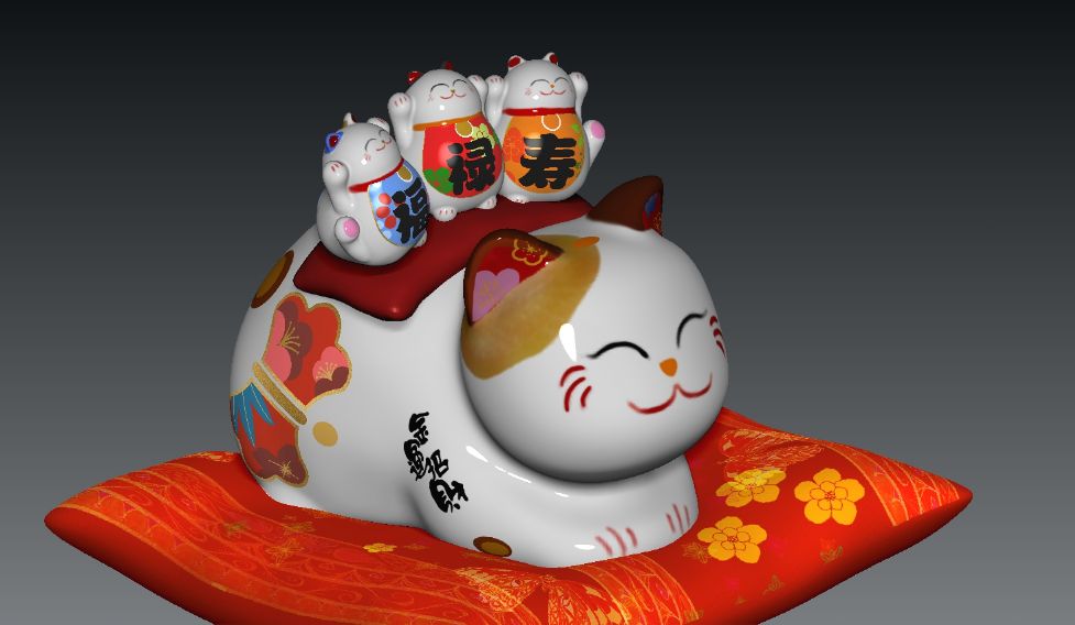 zb制作招财猫