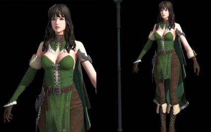 次世代角色人物女法师3D模型
