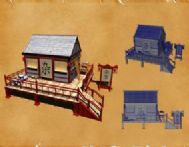 写实风3D场景-杂货店