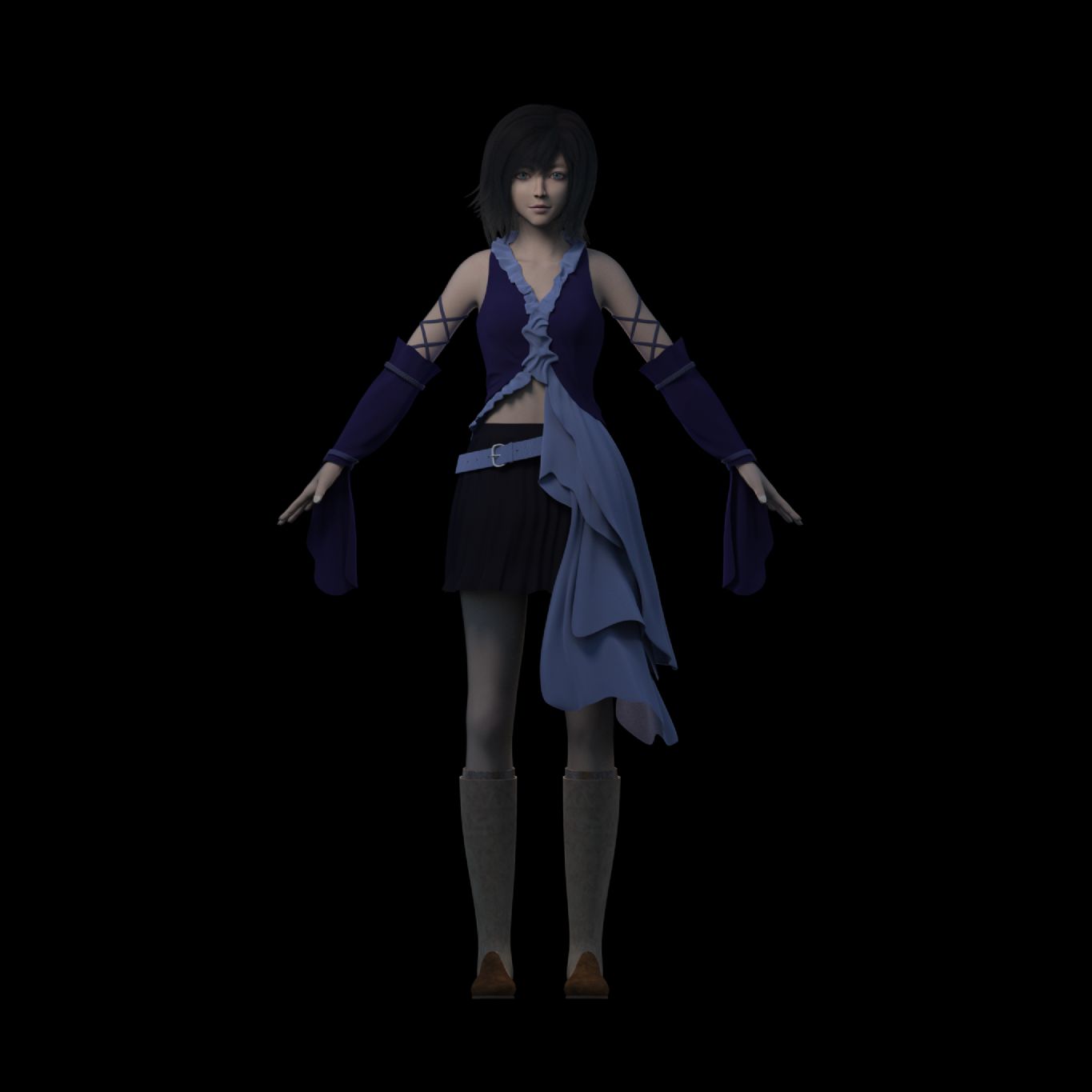 maya 女性模型—学生作品