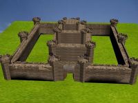 3d 中世纪中型城堡建模