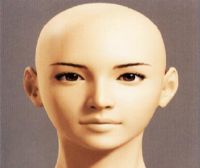 美女头部制作过程中