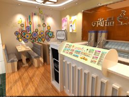 小奶茶店
