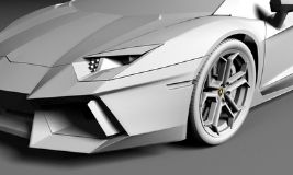 兰博基尼Aventador建模