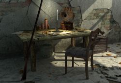 破旧不堪的小屋