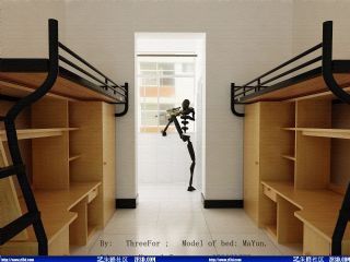 呵呵，第一次在社区发作品~我的大学宿舍