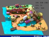 Q版海滩