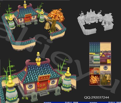 Q版寺院