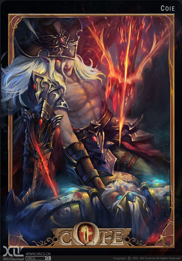 CG 游戏卡牌  欧美风