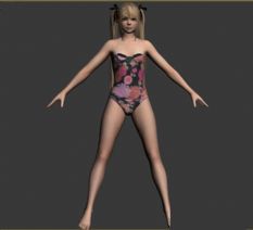 女孩3d模型下载