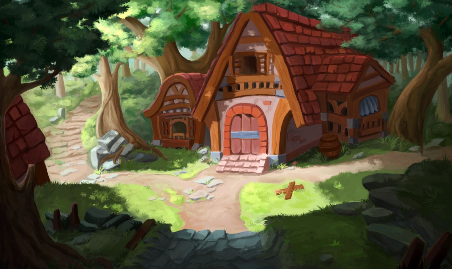 森林里的小屋