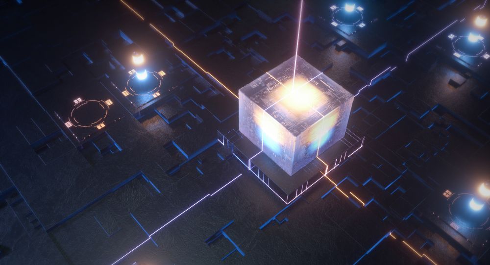 C4D芯片科技特效制作练习