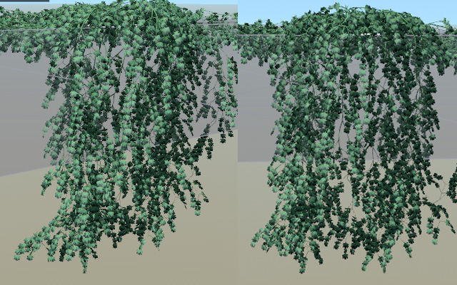 SpeedTree种植天空之城草和常青藤