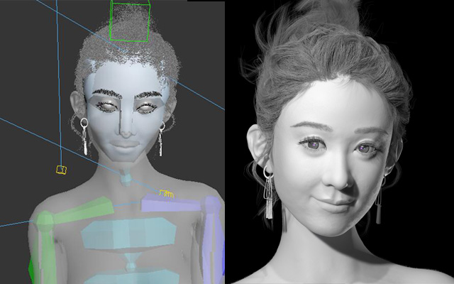 3dsmax添加骨骼并调节动作