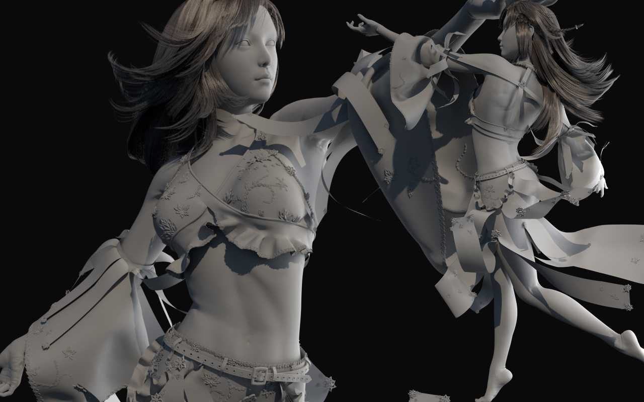 DAZStudio基础及生成基础女模