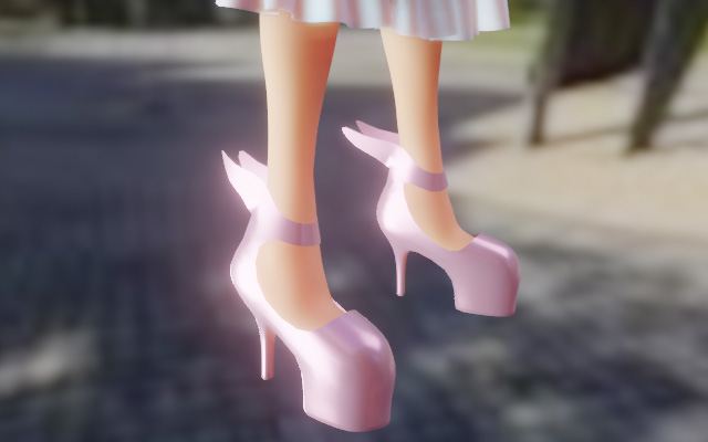 blender小女孩头发材质和制作鞋子