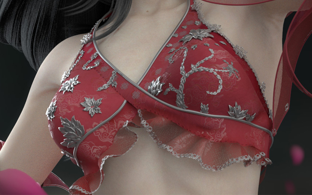 Substance Painter女神衣服无限精细底纹制作