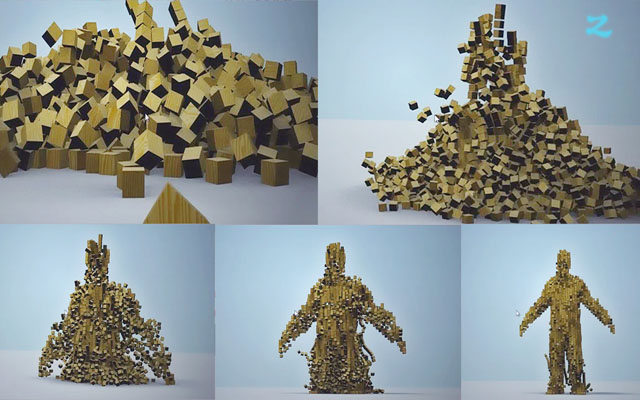 PF粒子教程制作碎裂人物