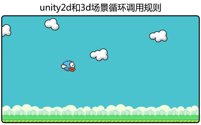 unity2d和3d背景循环调用规则
